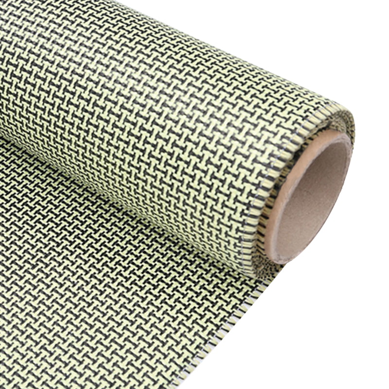 Mistura de carbono Aramid amarelo/preto