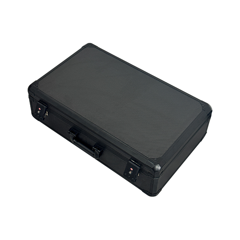 Caixa de entrega para viagem com textura de fibra de carbono rígida e leve Caixa de entrega para viagem com textura de fibra de carbono rígida e leve